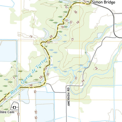 United States Geological Survey Kaplan North, LA (2020, 24000-Scale) digital map