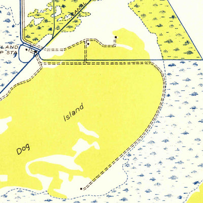 United States Geological Survey Kaplan South, LA (1954, 31680-Scale) digital map