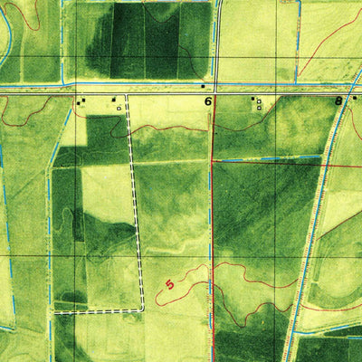 United States Geological Survey Kaplan South, LA (1979, 24000-Scale) digital map