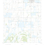 United States Geological Survey Kaplan South, LA (2020, 24000-Scale) digital map