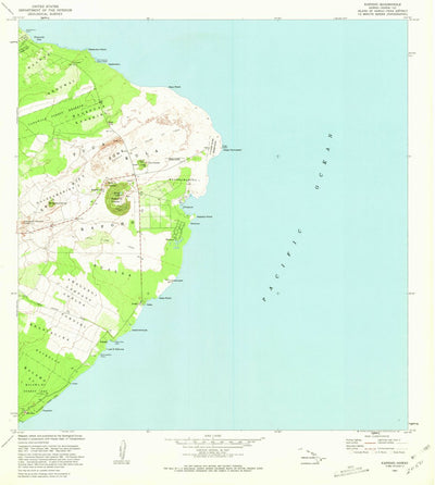 United States Geological Survey Kapoho, HI (1981, 24000-Scale) digital map