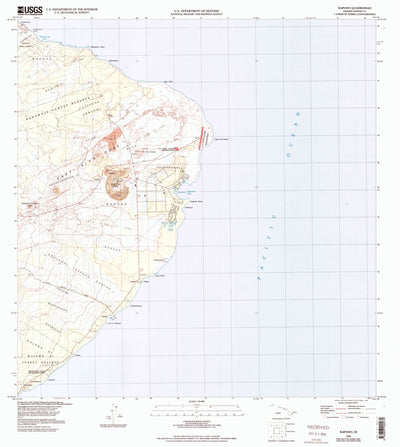 United States Geological Survey Kapoho, HI (1995, 24000-Scale) digital map