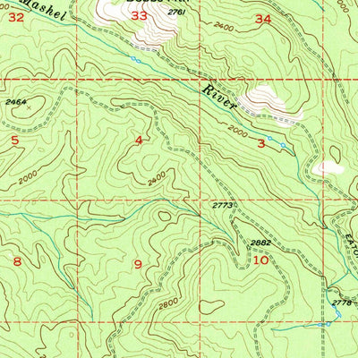 United States Geological Survey Kapowsin, WA (1956, 62500-Scale) digital map