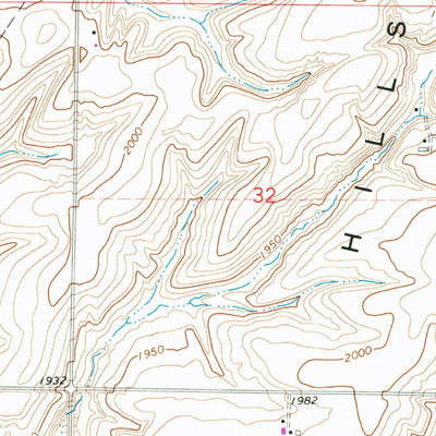 United States Geological Survey Karakul Hills, WA (1964, 24000-Scale) digital map
