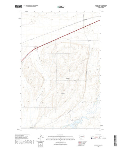 United States Geological Survey Karakul Hills, WA (2020, 24000-Scale) digital map