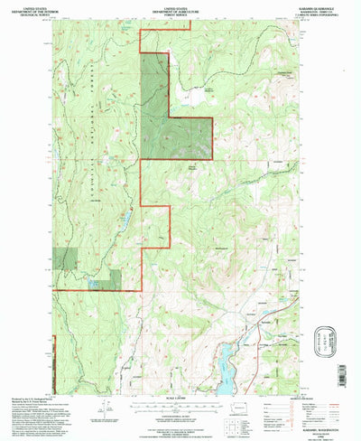 United States Geological Survey Karamin, WA (1992, 24000-Scale) digital map
