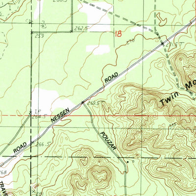 United States Geological Survey Karlin, MI (1983, 25000-Scale) digital map