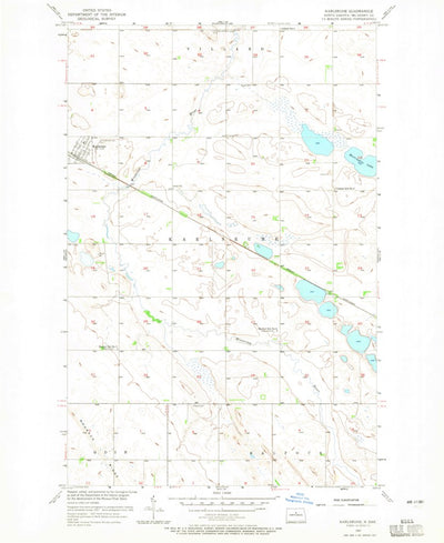 United States Geological Survey Karlsruhe, ND (1957, 24000-Scale) digital map