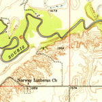 United States Geological Survey Karlsruhe NE, ND (1950, 24000-Scale) digital map