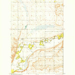 United States Geological Survey Karlsruhe NW, ND (1949, 24000-Scale) digital map