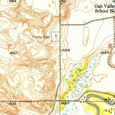 United States Geological Survey Karlsruhe NW, ND (1949, 24000-Scale) digital map