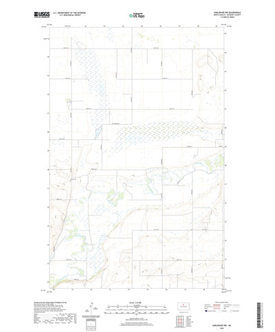 United States Geological Survey Karlsruhe NW, ND (2020, 24000-Scale) digital map