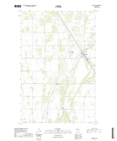 United States Geological Survey Karlstad, MN (2022, 24000-Scale) digital map