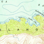 United States Geological Survey Karluk A-1, AK (1954, 63360-Scale) digital map