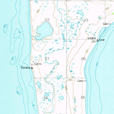 United States Geological Survey Karluk A-2, AK (1952, 63360-Scale) digital map