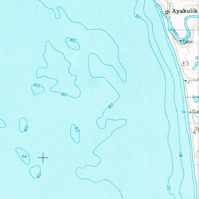 United States Geological Survey Karluk A-2, AK (1952, 63360-Scale) digital map