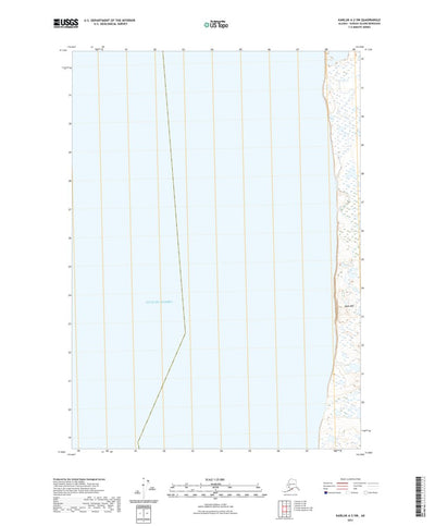 United States Geological Survey Karluk A-2 SW, AK (2021, 25000-Scale) digital map