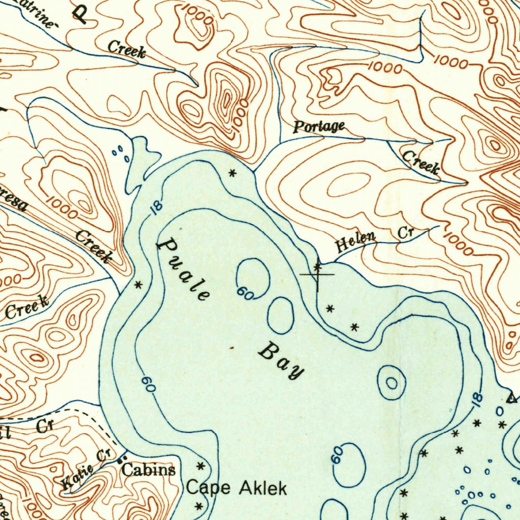 Karluk, AK (1951, 250000-Scale) Map by United States Geological Survey ...