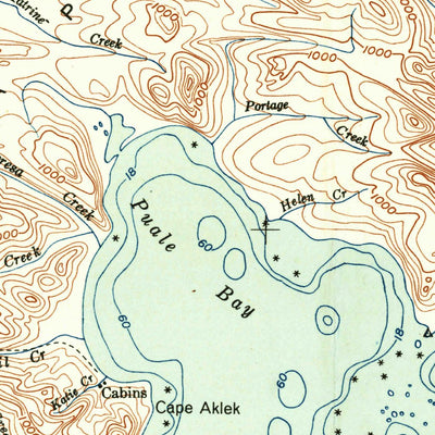 United States Geological Survey Karluk, AK (1951, 250000-Scale) digital map