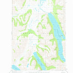 United States Geological Survey Karluk B-1, AK (1952, 63360-Scale) digital map
