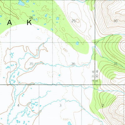 United States Geological Survey Karluk B-1, AK (1952, 63360-Scale) digital map