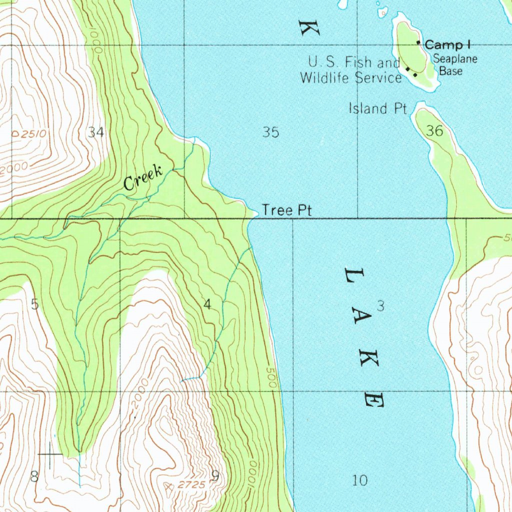Karluk B-1, AK (1952, 63360-Scale) Map by United States Geological ...