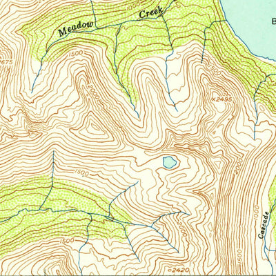 United States Geological Survey Karluk B-1, AK (1954, 63360-Scale) digital map