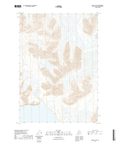 United States Geological Survey Karluk B-2 SW, AK (2021, 25000-Scale) digital map