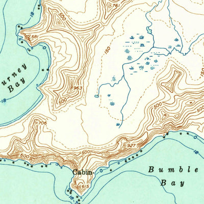 United States Geological Survey Karluk B-3, AK (1954, 63360-Scale) digital map