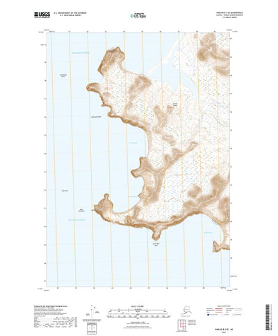 United States Geological Survey Karluk B-3 SE, AK (2021, 25000-Scale) digital map