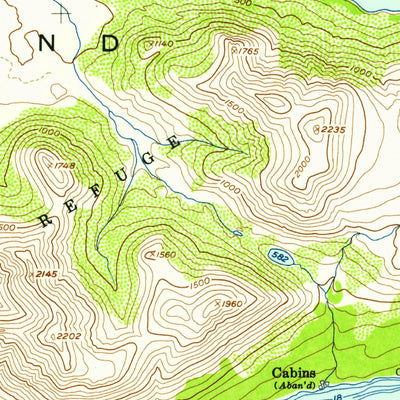 United States Geological Survey Karluk C-1, AK (1954, 63360-Scale) digital map
