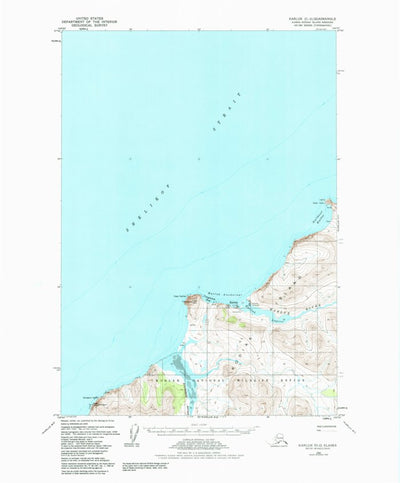 United States Geological Survey Karluk C-2, AK (1952, 63360-Scale) digital map