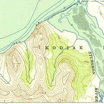 United States Geological Survey Karluk C-2, AK (1954, 63360-Scale) digital map