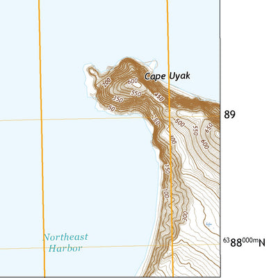 United States Geological Survey Karluk C-2 NE, AK (2021, 25000-Scale) digital map