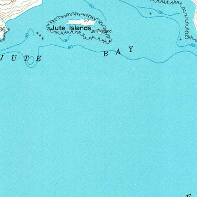United States Geological Survey Karluk C-6, AK (1951, 63360-Scale) digital map
