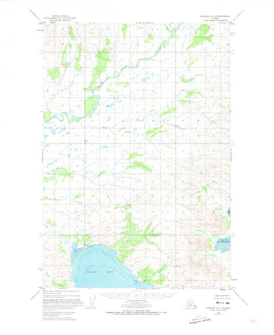 United States Geological Survey Karluk D-5, AK (1951, 63360-Scale) digital map