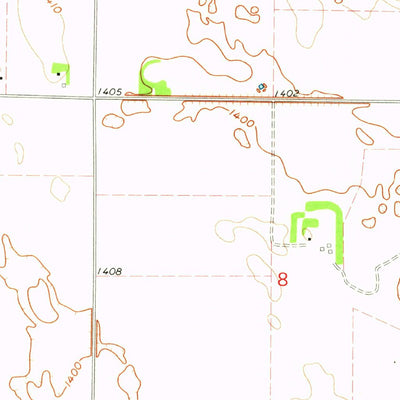 United States Geological Survey Karnak, ND (1961, 24000-Scale) digital map