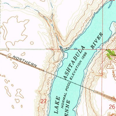 United States Geological Survey Karnak, ND (1961, 24000-Scale) digital map