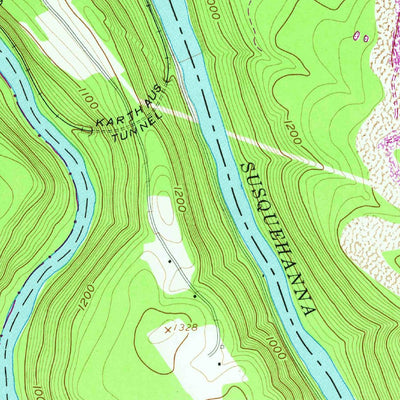 United States Geological Survey Karthaus, PA (1959, 24000-Scale) digital map