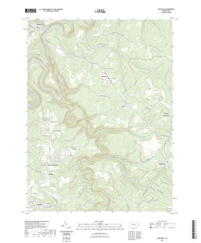 United States Geological Survey Karthaus, PA (2023, 24000-Scale) digital map