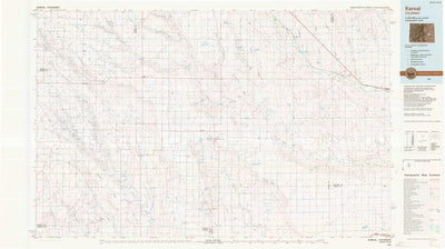 United States Geological Survey Karval, CO (1984, 100000-Scale) digital map
