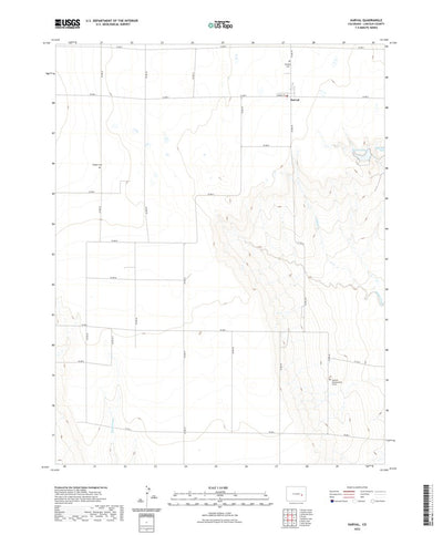 United States Geological Survey Karval, CO (2022, 24000-Scale) digital map
