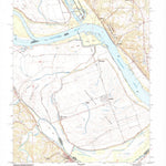 United States Geological Survey Kaskaskia, IL-MO (1993, 24000-Scale) digital map