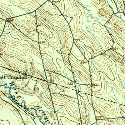 United States Geological Survey Kasoag, NY (1906, 62500-Scale) digital map