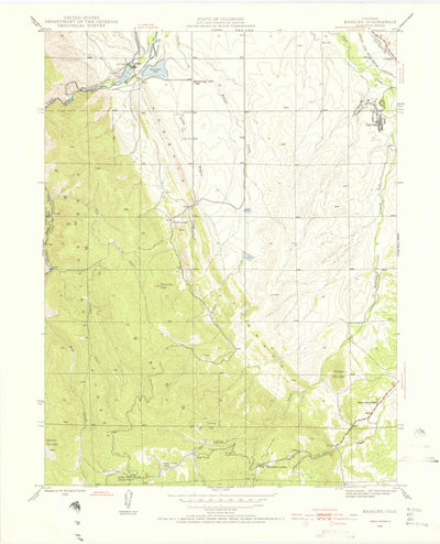 United States Geological Survey Kassler, CO (1945, 24000-Scale) digital map