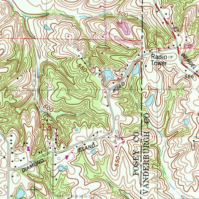 United States Geological Survey Kasson, IN (1981, 24000-Scale) digital map