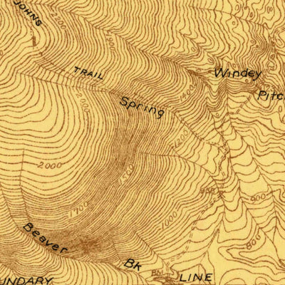 United States Geological Survey Katahdin, ME (1927, 48000-Scale) digital map