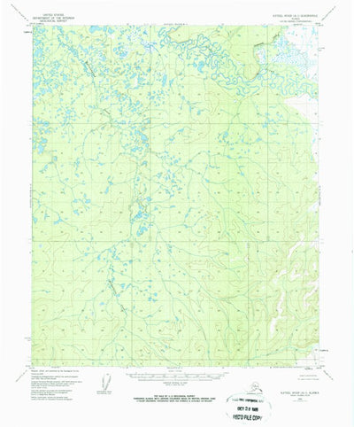 United States Geological Survey Kateel River A-1, AK (1952, 63360-Scale) digital map