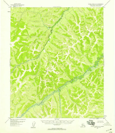 United States Geological Survey Kateel River A-5, AK (1952, 63360-Scale) digital map