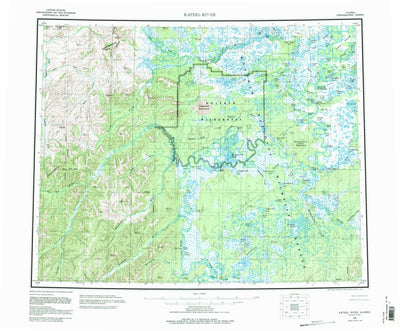 United States Geological Survey Kateel River, AK (1955, 250000-Scale) digital map